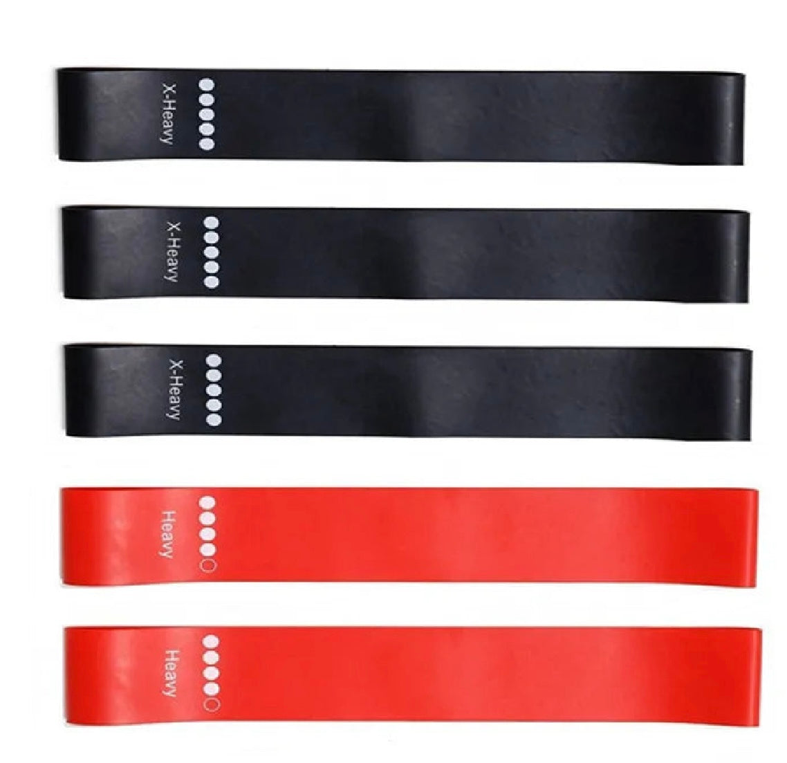 Set of 5 resistance bands