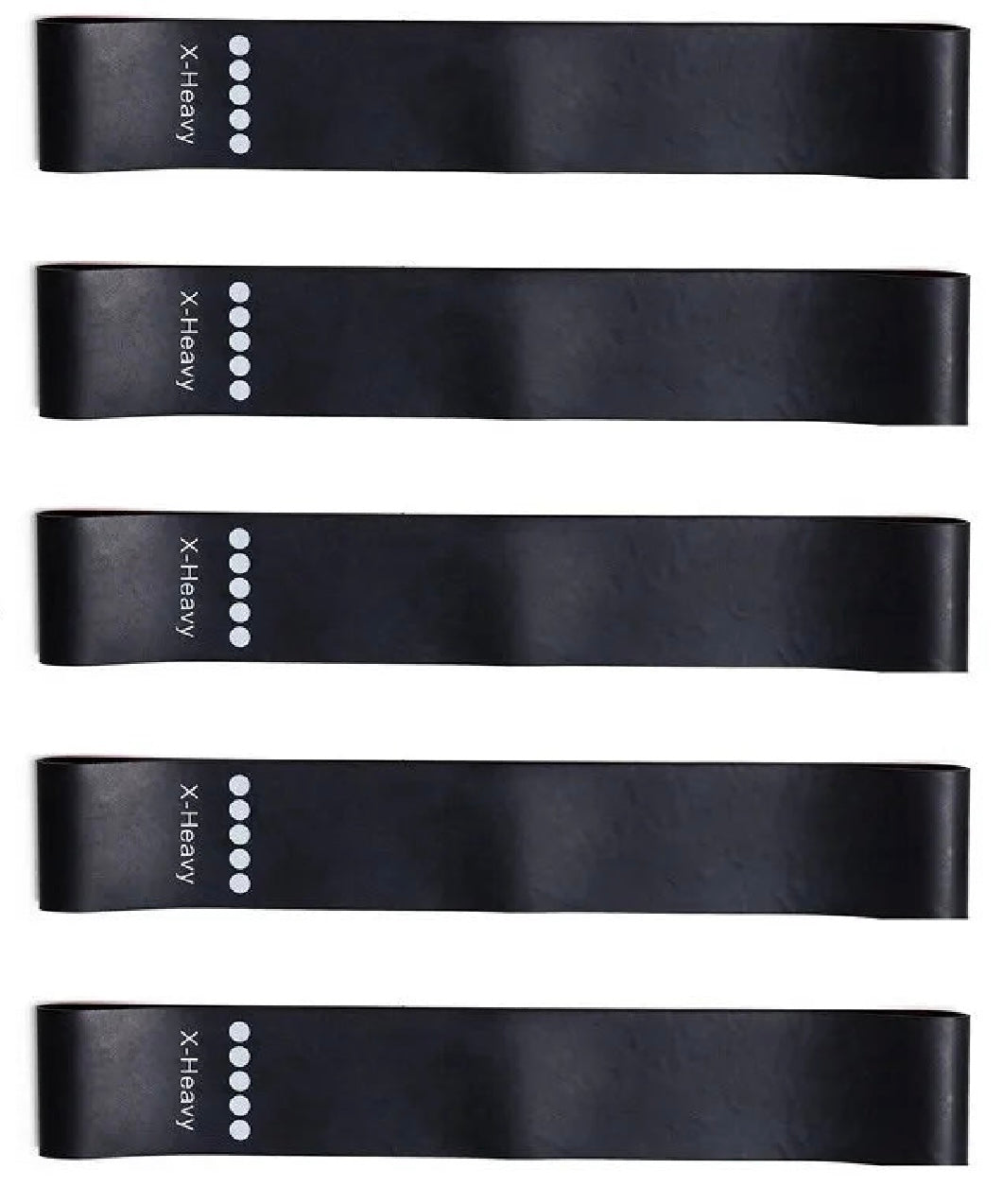 Set of 5 resistance bands